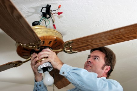 Ceiling fan repair